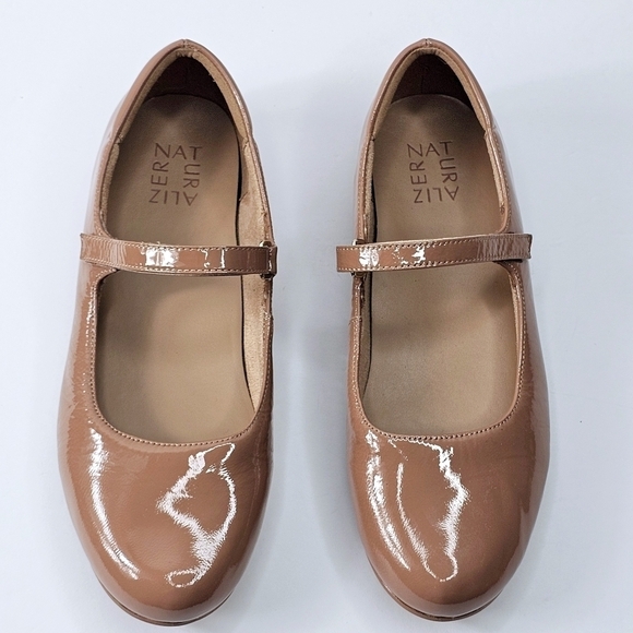 New! Naturalizer Maxwell Mary Jane Flat Patent Leather Ballet Flats 8.5 Wide - Picture 8 of 16
